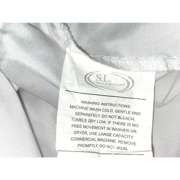 2 Microfiber Pillowcases Shams Solid White Gray Border Bedding Pair Standard - Picture 4 of 4